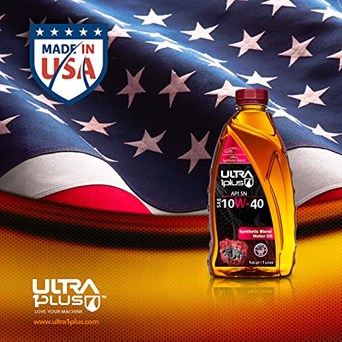 ULTRA 1PLUS SAE 10W-40 Synthetic Blend Motor Oil miniatura 4