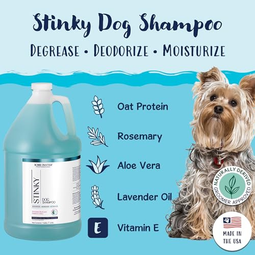 Image of Bobbi Panter Moisture & Shine Dog Shampoo Argan Oil, Chamomile & Peppermint - Deep Nourishing Natural Formula for Soft, Shiny Coat, Tear-Free, 20:1 Concentrate, 1 Gallon (Case of 4)