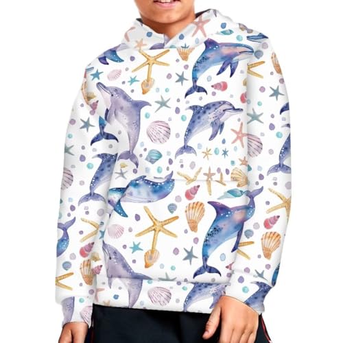 Long Sleeve Pullover Hoodies For Boys Girls Holiday Casual Hooded Sweatshirt With Pocket4