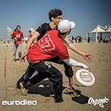 eurodisc 175g Ultimate Profi Wettkampfscheibe – Sportfrisbee mit Stabiler Flugbahn über 100 m, aus nachwachsenden Rohstoffen, ideal für Training & Wettkampf