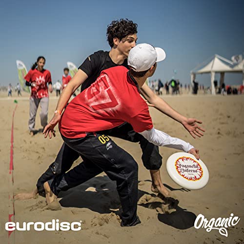 eurodisc 175g Ultimate Profi Wettkampfscheibe – Sportfrisbee mit Stabiler Flugbahn über 100 m, aus nachwachsenden Rohstoffen, ideal für Training & Wettkampf