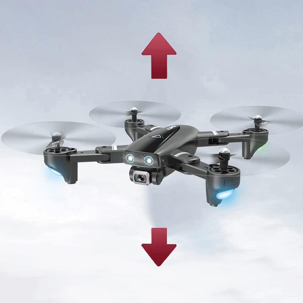 Drone GPS S167 con videocamera 4K Video live con ritorno automatico a casa, modalità senza testa, seguimi, mantenimento dell'altitudine, con 3 batterie Custodia per il trasporto Bambini Princi