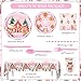 AIBIIN 194 Pcs Christmas Party Supplies Decorations Pink Gingerbread Party Decorations Gingerbread House Cookie Christmas Disposable Tableware Set with Plates Napkins and Tablecloth Serves 24 Guests