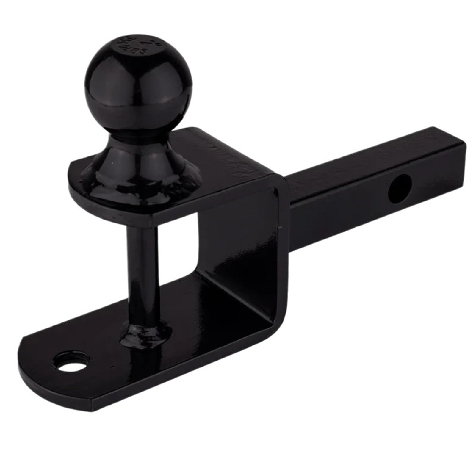 Zaczep Kulowy 1-1/4" z pełnym trzpieniem / 2" z pustą rurką, uchwyt wielozaczepowy 3 w 1 z 2-calowym adapterem do mocowania kulowego z zaczepem kulowym Zaczep do przyczepy(1.25Inch Solid Shank)