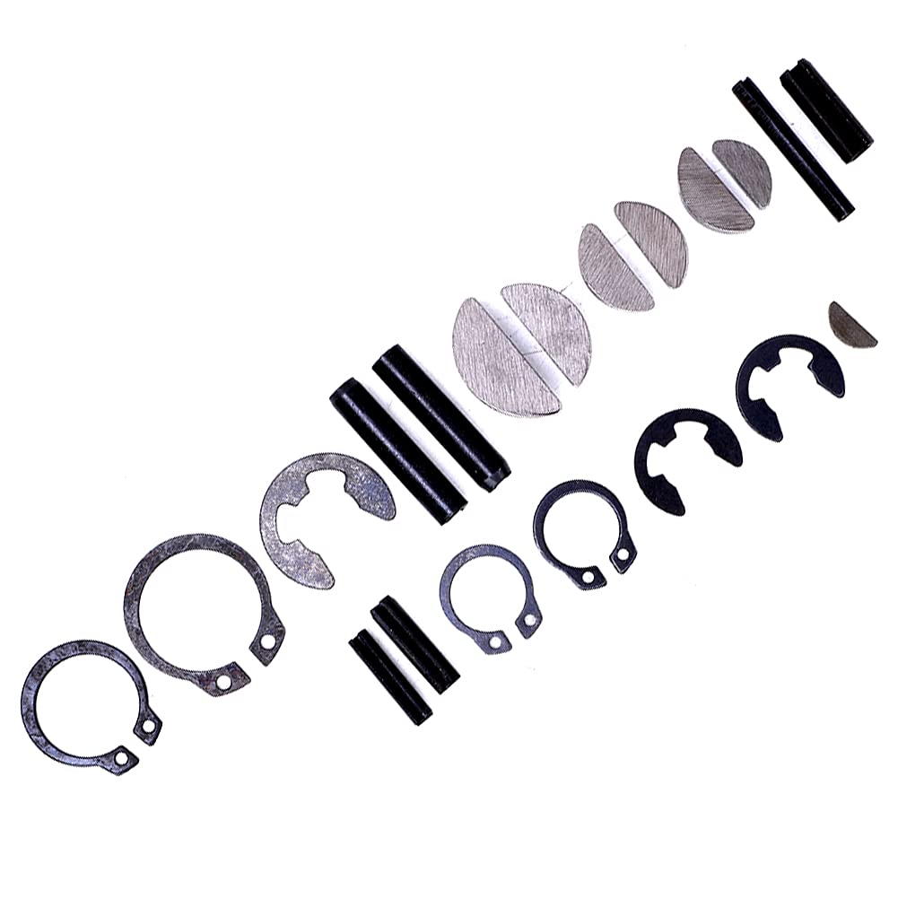 450 szt. Klucz półkolisty sprężyna zaciskowa sprężyna E zestaw klipsów uniwersalne DIY elementy złączne do domowego warsztatu naprawa rozmiary 2 5mm do 6mm