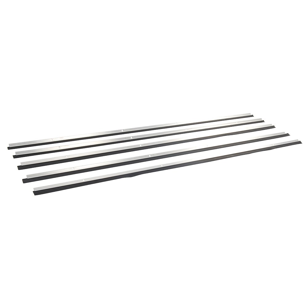 Fixman Aluminium 789870 Heavy Duty Around Door Seal Strips - Total Length 5.03M