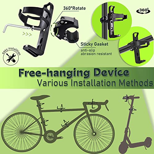 Felixstory Bicycle Bottle Holder, 360 Degree Rotation Non-Slip Does Not Fall Off - Image 3