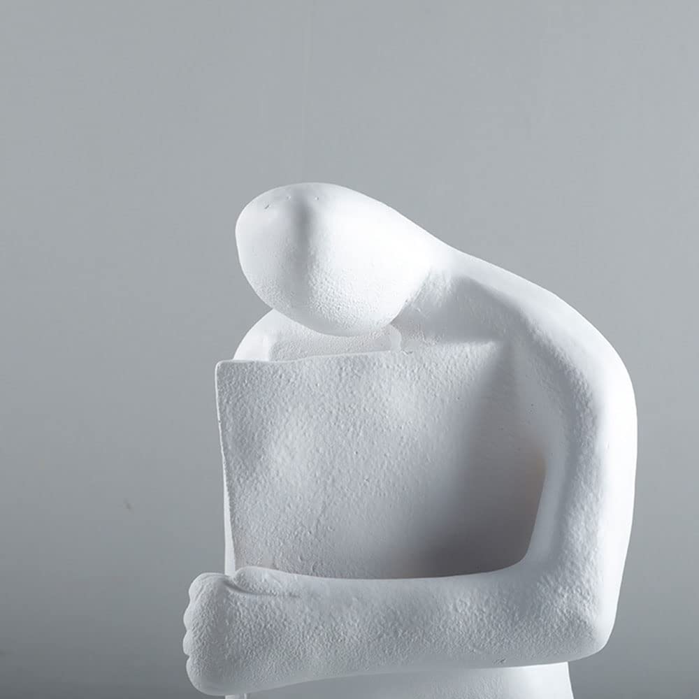 Decorazione della Statua Creativa, in Stile Moderno Scultura di Figura Astratte, Semplice Statua per Lo Studio Dell'ufficio Soggiorno Desktop Art Decoration