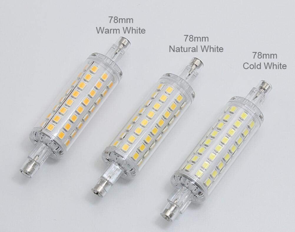 78mm 5W R7S LED Bulbs 5W(Equivalent to 45W Halogen Bulbs Raplacement) Cool White 6000K LED Light Bulb T3 Double Ended J78 Flood Lights for Floodlight Landscape Lights Security Lights,3 Pack