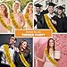 Gold Sash 12 Pcs Sashes Gold Blank Sash Bulk Prom Queen Sash Senior Sashes Class of 2025 Blank Sashes Pageant Sash Satin Sash Sashes for Birthday, Wedding, Graduation, DIY, Hen Party, Homecoming