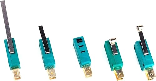 Miniatura 3 de ZZZZS Limit Switch 5Pcs Micro Limit Switches 16A 250V 125V NO+NC 6.3mm 3 Pins SPDT Micro Switch 28mm 52mm Arc Roller Lever Touch Switch Microswitch