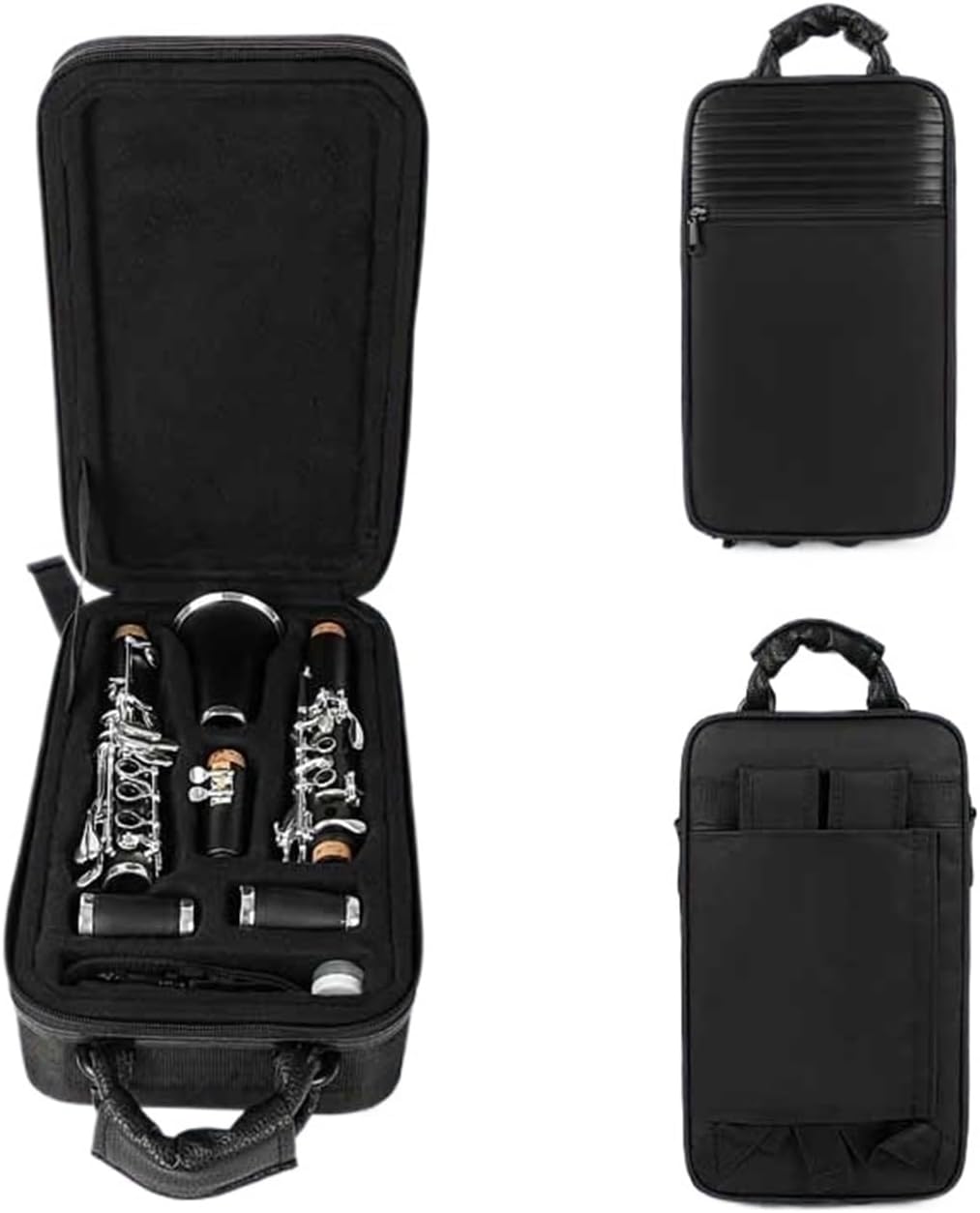B Flat Bakelite Clarinet Professional Performance Beginner Examination Portable Musical Instrument