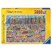 Ravensburger Puzzle 1000 Pezzi James Rizzi: Times Square - 70x50 Cm - Puzzle Per Adulti Con Illustrazione Urban Primitive Art, Qualità Soft Click - 3