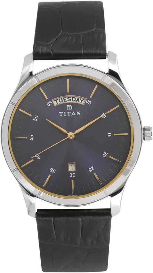 Neo Men’s Designer Watch - Quartz, Water Resistant, Leather/Stainless Steel Strap