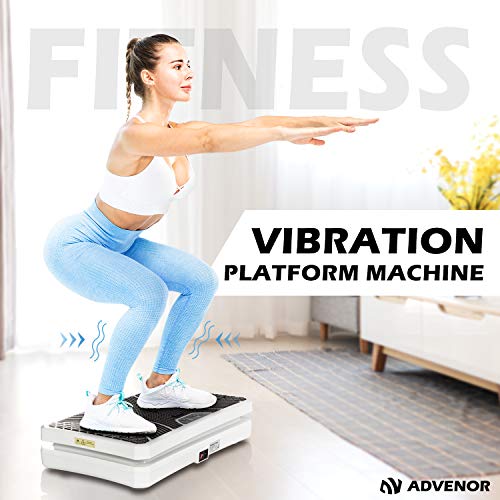 ADVENOR-Vibration-Plate-Exercise-Machine-3D-Whole-Body-Workout-Fitness-Platform-with-Loop-Bands-Silent-Motor-Speed-Control-1-99-Level-for-Home-Fitness-Weight-Loss