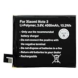 dual sim note 3 Batería para Xiaomi Note 3 BM46, Xiaomi Note 3 Dual SIM 3,8 V 4000 mAh