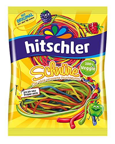 Hitschler Fruchtgummi-Schnüre 4 Farben 125g