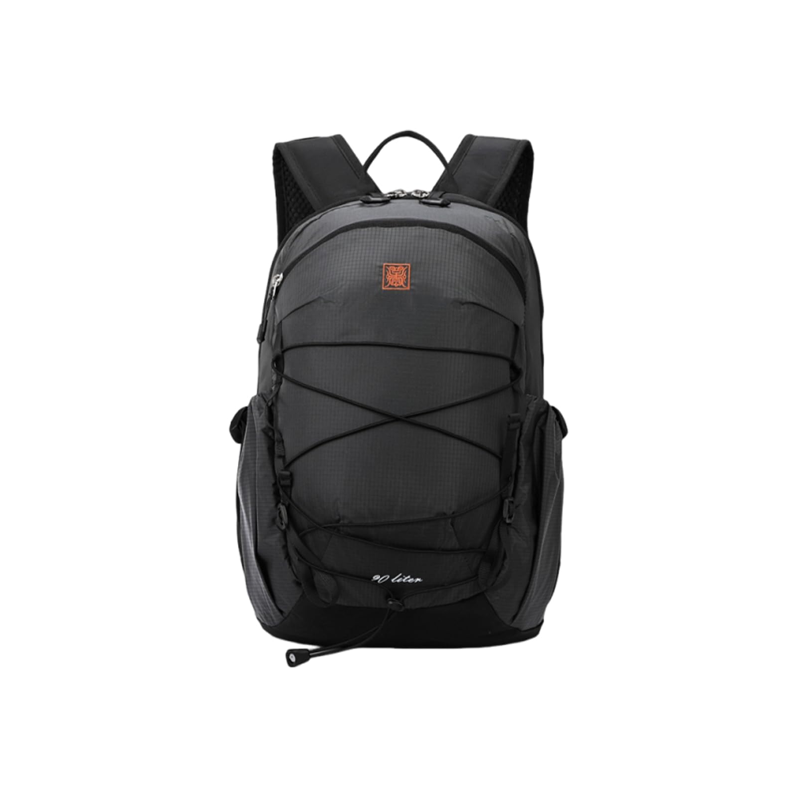Zaino Outdoor Leggero 25L Zaino di Giorno in Nylon Impermeabile Zaini Traspirante con Scomparto per Idratazione per Escursionismo Viaggi Uso Quotidiano Nero