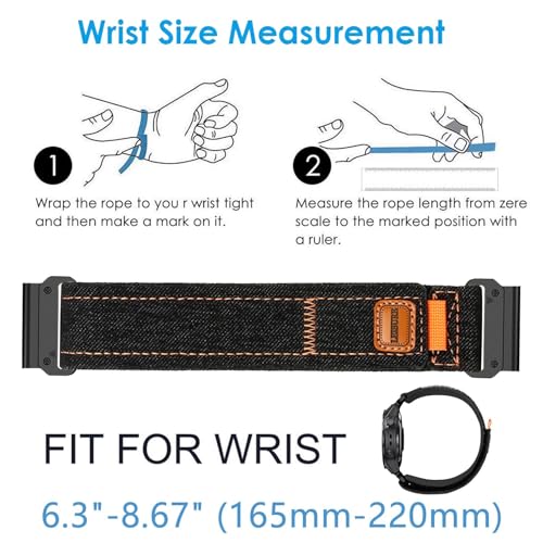 Correa deportiva de nylon para reloj Garmin 26 mm miniatura 7