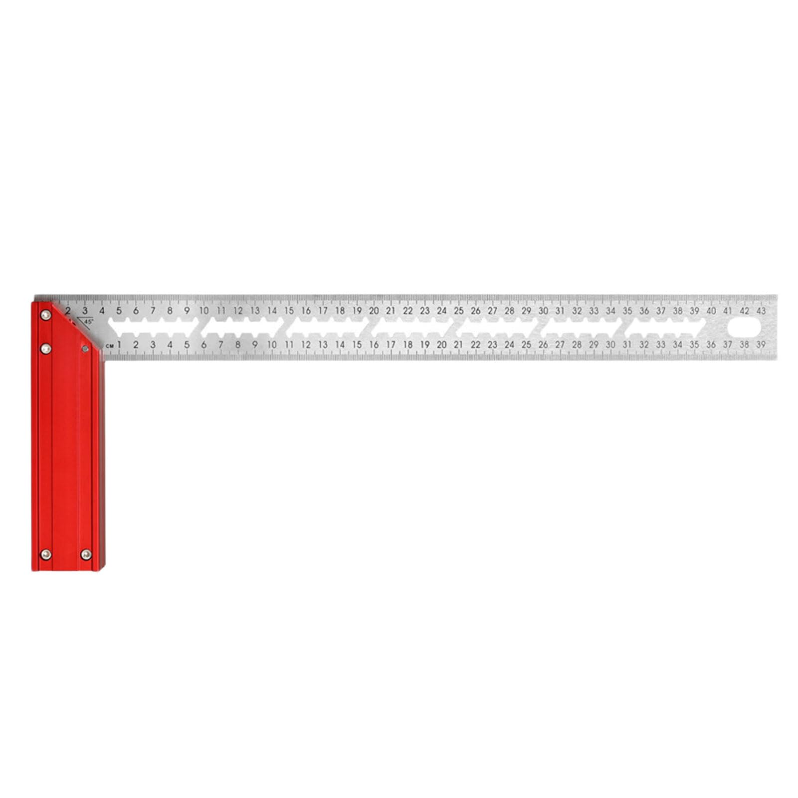 Osniyaw 44 Cm Professional Aluminium Right Angle L Measuring Tool Suitable For Accurate Markings And Layouts In Woodworking Projects Rustproof Layout Square