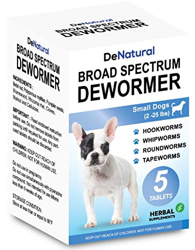 DeNatural Dog Dewormer | Herbal Supplements | 8in1 Natural Dog Wormer Alternative |