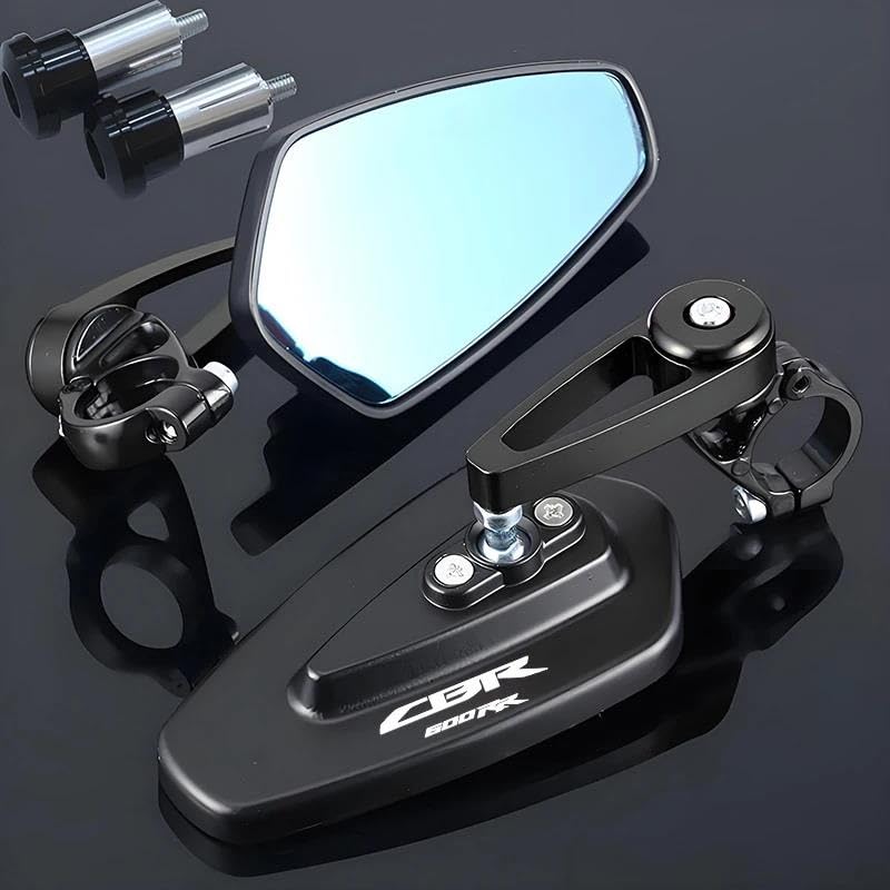 Espejo retrovisor CBR600RR y scooter con anclaje para manillar de moto