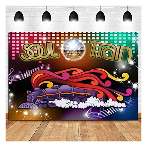 Décoration de fête train vintage pour transformer une salle avec un effet néon