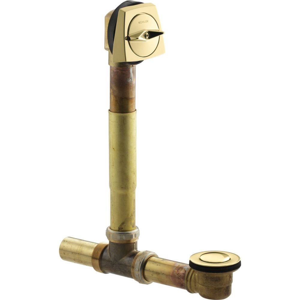 Garniture d'écoulement réglable ClearFlo en laiton poli brillant de qualité supérieure