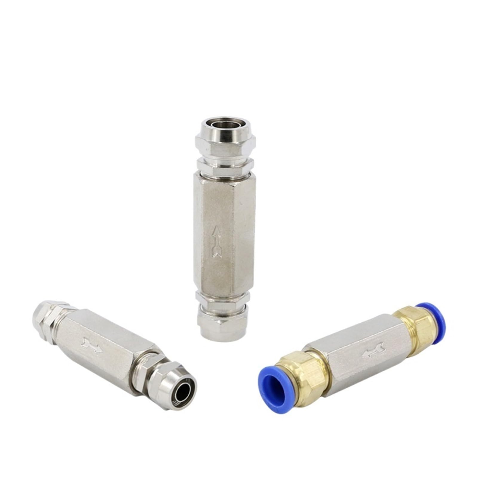 SSIMOO 1 pièces clapet anti-retour pneumatique compresseur d'air clapet anti-retour d'air clapet anti-retour à valve unique connecteur de tuyau d'air kindly (Color : CV-04-PC 12mm)