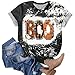 Halloween Shirts for Women 2025 Cute Ghost Shirt Fall Pumpkin Tshirt Coffee Graphic Tees Casual Short Sleeve Tops
