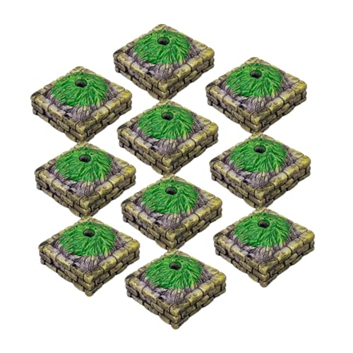 NUOBESTY 10piezas Base Altar Árbol Maqueta para Decoración Mesa Arena DIY Paisajismo Microescena