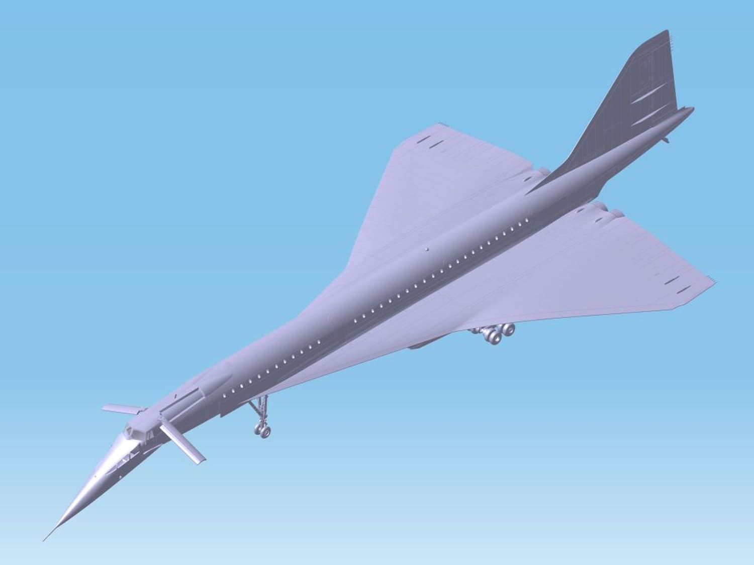 Amazon | アイシーエム ICM 1/144 ソ連 ツポレフ Tu-144 超音速旅客機