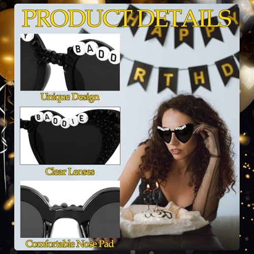 Birthday Baddie Sunglasses and Sash Set4