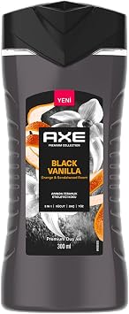 Axe Black Vanilla Du  Jeli, 300 ml, Portakal ve Sandal A ac  Kokusu