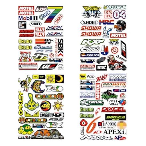 AEIXYA 100 Piezas Pegatinas Moto, Pegatinas Para Moto, Pegatinas Motocross, Pegatinas Casco Moto, Oferta De Juego De Autoadhesivos Para Moto Motocross, Pegatinas Marcas | Ya disponible en tu tienda friki favorita! En mundofriki.es!