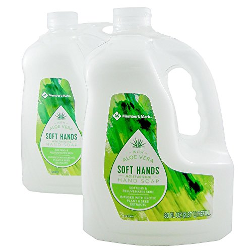 Product of Member's Mark Moisturizing Hand Soap Refill, Aloe Vera (80 fl. oz, 2 pk.) - Hand Soap & Sanitizers [Bulk Savings]
