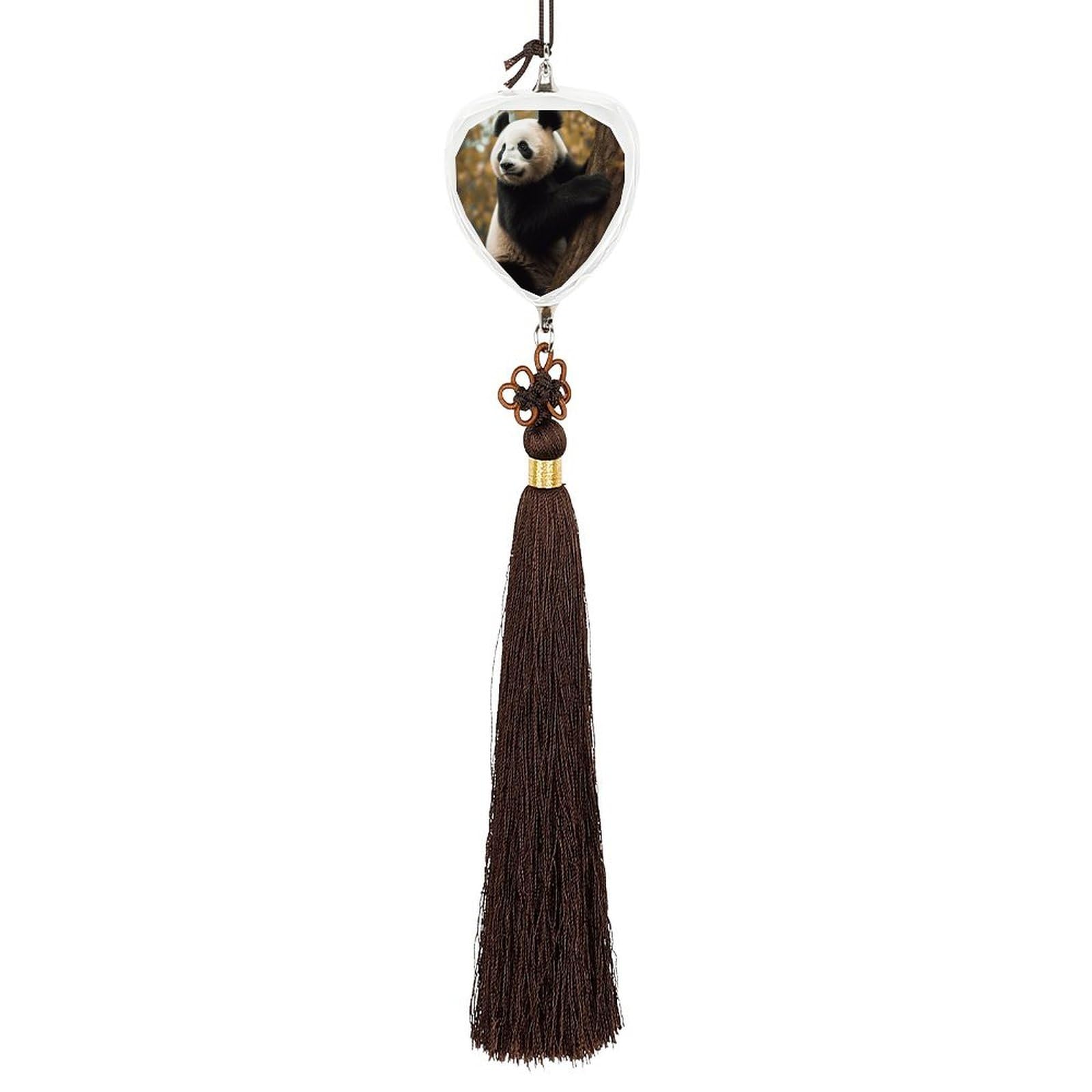 Crystal Auto Pendant Charms Love Crystal Car Rear View Mirror Charms Animals on Tree Auto Hanging Interior Ornament Pendant Car Interior Accessories for Women Men CarCharms Decor