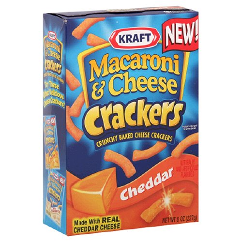 Kraft Macaroni & Cheese Cheddar Crackers, 8 oz