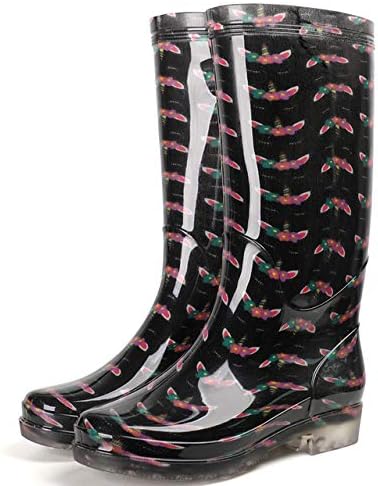 high heel rain boots amazon