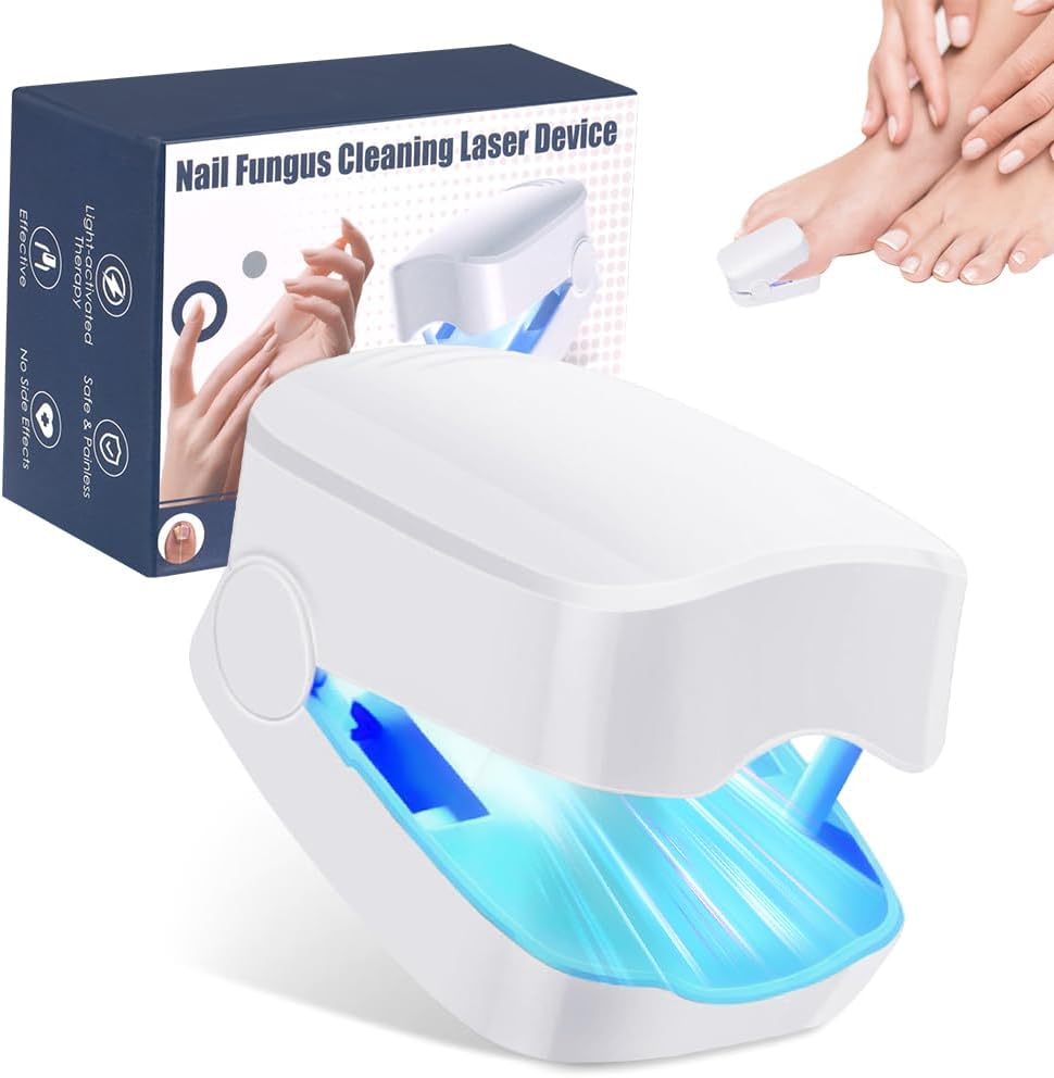 ACWOO anti-fungal laser device, nail fungus treatment device, fast-acting antifungal nail treatment device, 7 minutes blue light nail fungus treatment for toenail, toenail