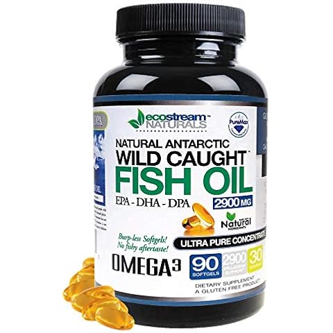 ecostream Naturals Wild Caught Omega 3 Fish Oil DPA-EPA-DHA Supplement 2,900 Milligrams Cover