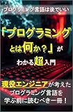 プログラミング言語は後でいい。「プログラミングとは何か？」がわかる超入門: プログラミング初心者のための概念解説 ベテランエンジニアが教えるプログラミングのコツ