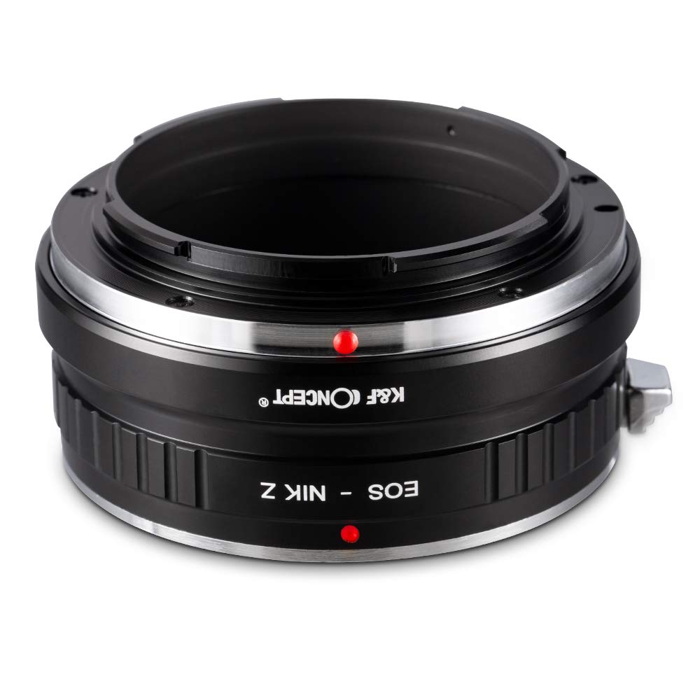 K&F CONCEPT Bague Adaptation Objectif pour Monter Objectif compatibile Con Canon EOS vers Boîtier compatibile Con Nikon Z (EOS-compatibile Con Nikon Z)