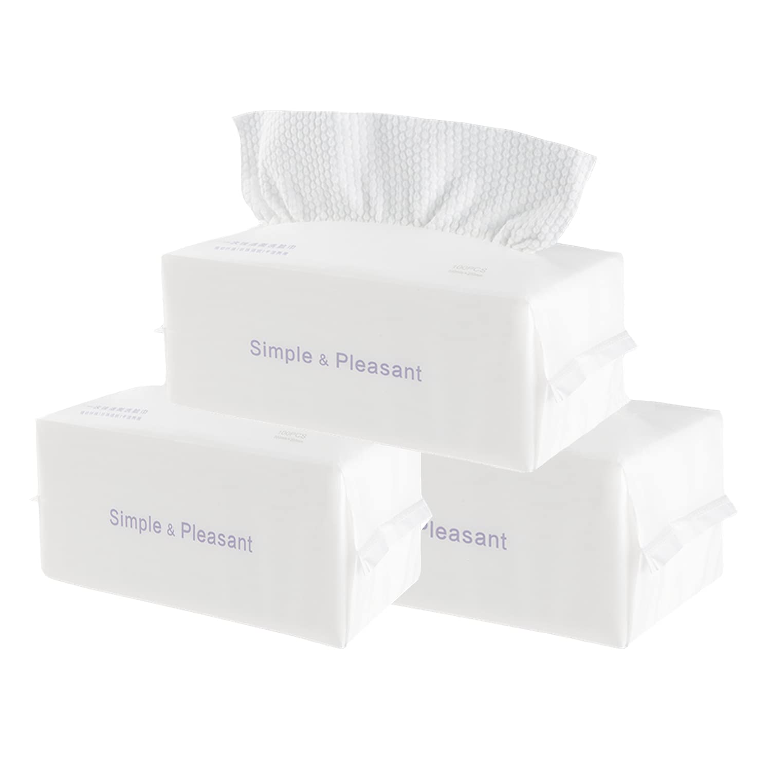 100pcs Disposable Cotton Face Towel Make up Removing Wipes