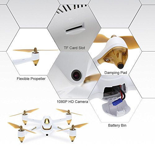 HUBSAN H501S X4 Drone GPS Altitude Mode 6 Axis Gyro 1080P FPV Brushless Quadcopter White-no Controller (H501S-35) - Thumbnail 5