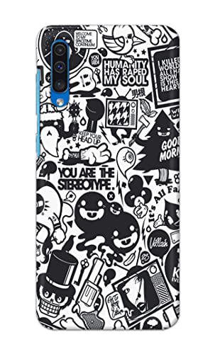 Image of Printed Hard Back Cover Case for Samsung Galaxy A50 | A50s | Samsung Galaxy A30s Back Cover (Mixed Cartoon) -702