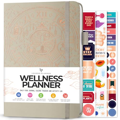 Wellness Planner A5 carnet de développement personnel et suivi santé