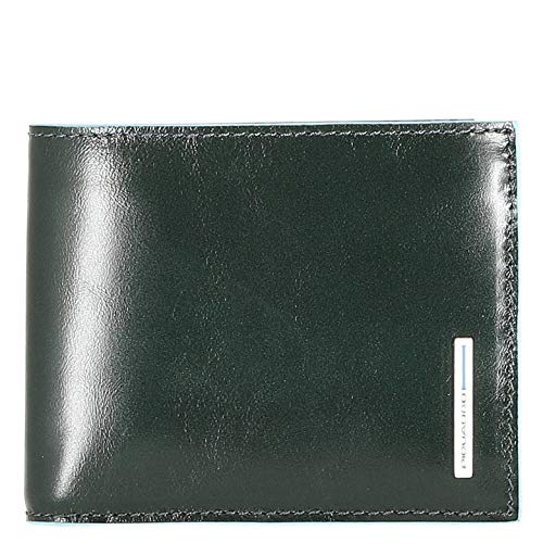 Preisvergleich Produktbild Piquadro Blue Square Börse mit Klappausweisfenster 11 cm Forest Green