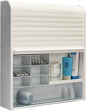 Primanova 092 Louvered Multi-Purpose Locked Pharmacies And Bathroom Cabinet