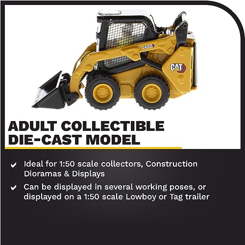 Diecast Masters 85676 - Cat 242D3 Skid Steer Loader, Maßstab 1:50, ab 14 Jahren, in Blechdose, für Sammler geeignet
